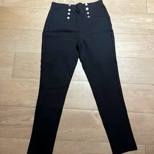 Forever 21 Black Leggings Silver Embellishment Women’s Medium